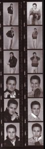 Leather and Sweater Frank Contact Sheet ©1988 (Michael Drejza, Photographer)