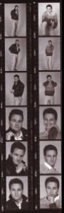 Leather and Sweater Frank Contact Sheet ©1988 (Michael Drejza, Photographer)