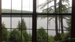 The View Out Our Camp's Front Windows, Lake Titus, New York (© F. P. Dorchak)